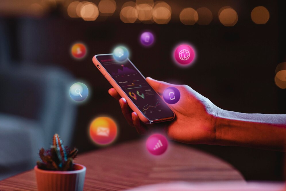 concepto marketing redes sociales marketing aplicaciones